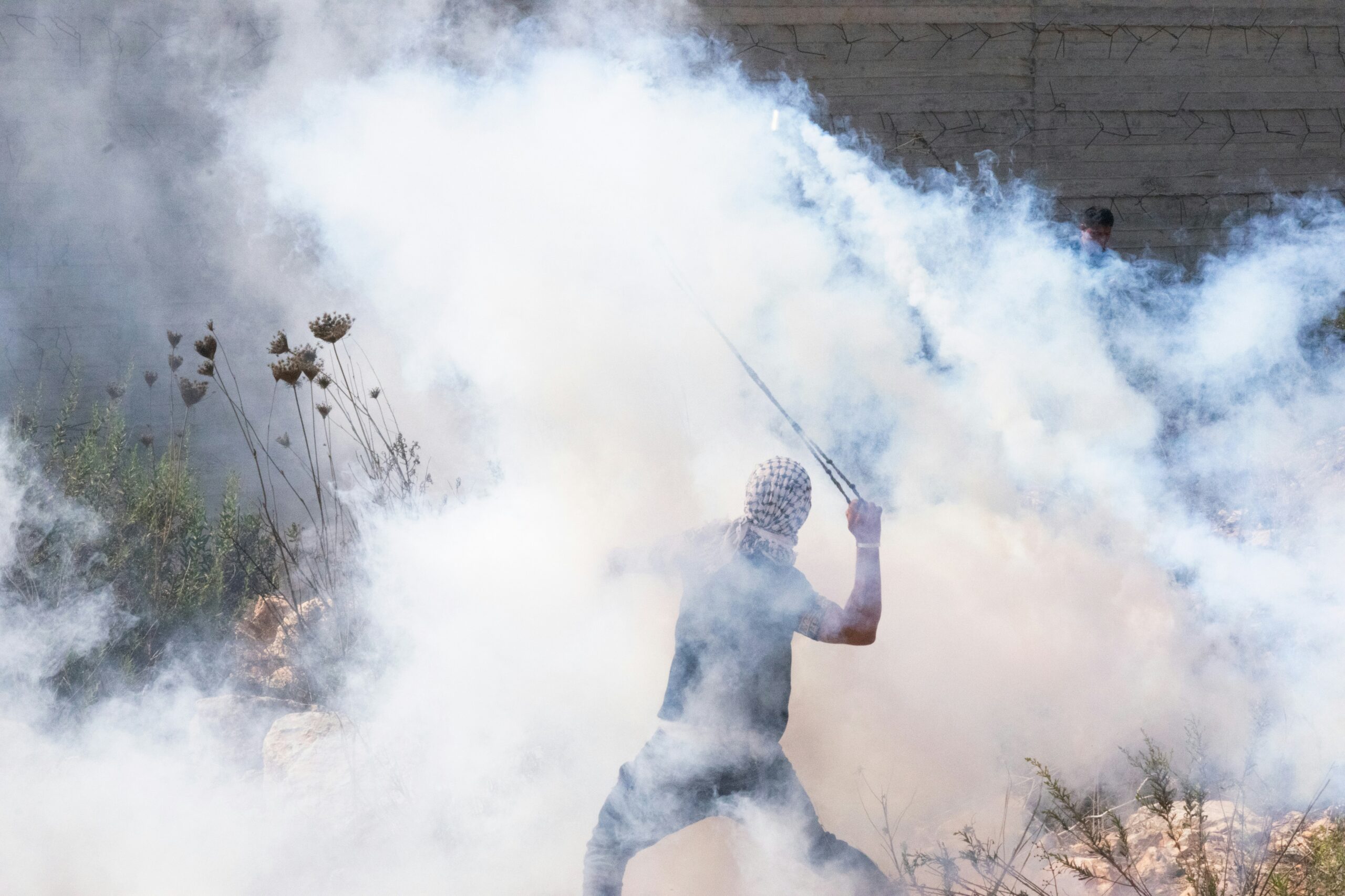 tear-gas-disrupts-childrens-football-practice-in-occupied-west-bank