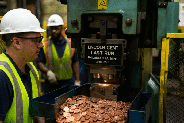 US ends penny production