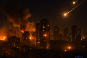 Russian strikes on Kyiv
