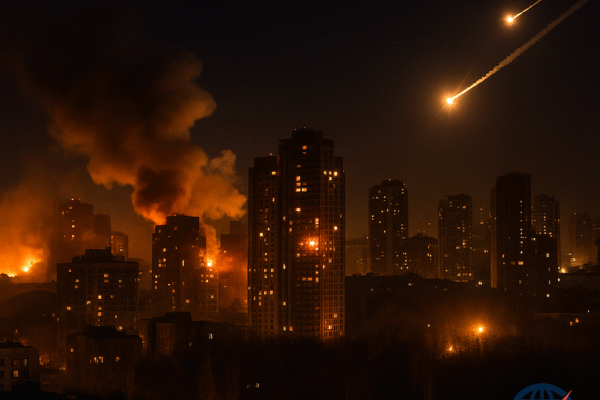 Russian strikes on Kyiv