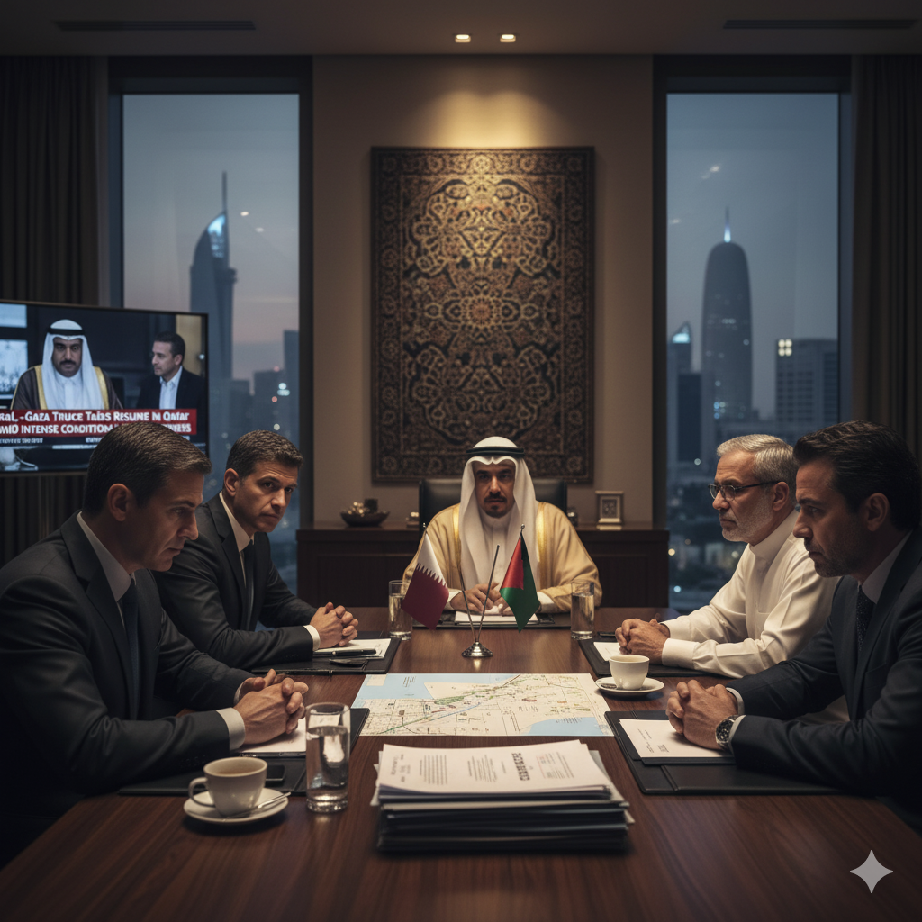 Israel–Gaza Truce Talks Resume in Qatar