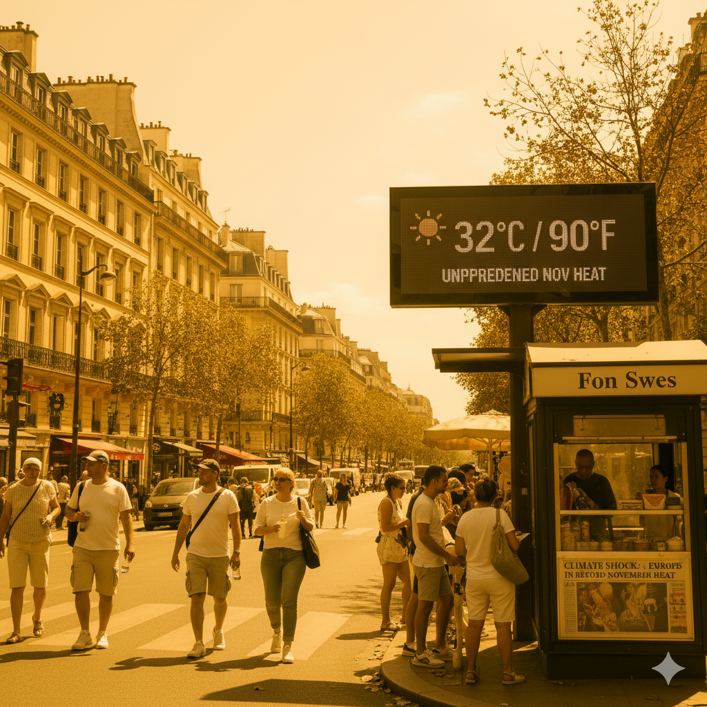 Climate Shock: Unprecedented November Heat in Europe