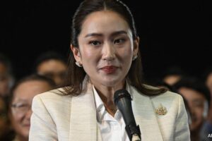 Thai political press conference